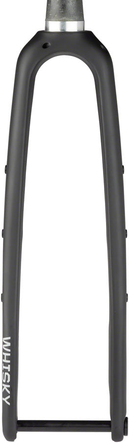 WHISKY No.9 CXLR Fork - 12mm Thru-Axle, 1.5" Tapered Carbon Steerer, Flat Mount Disc, Matte Black - Cyclocross/Hybrid Fork - No.9 CXLR Fork