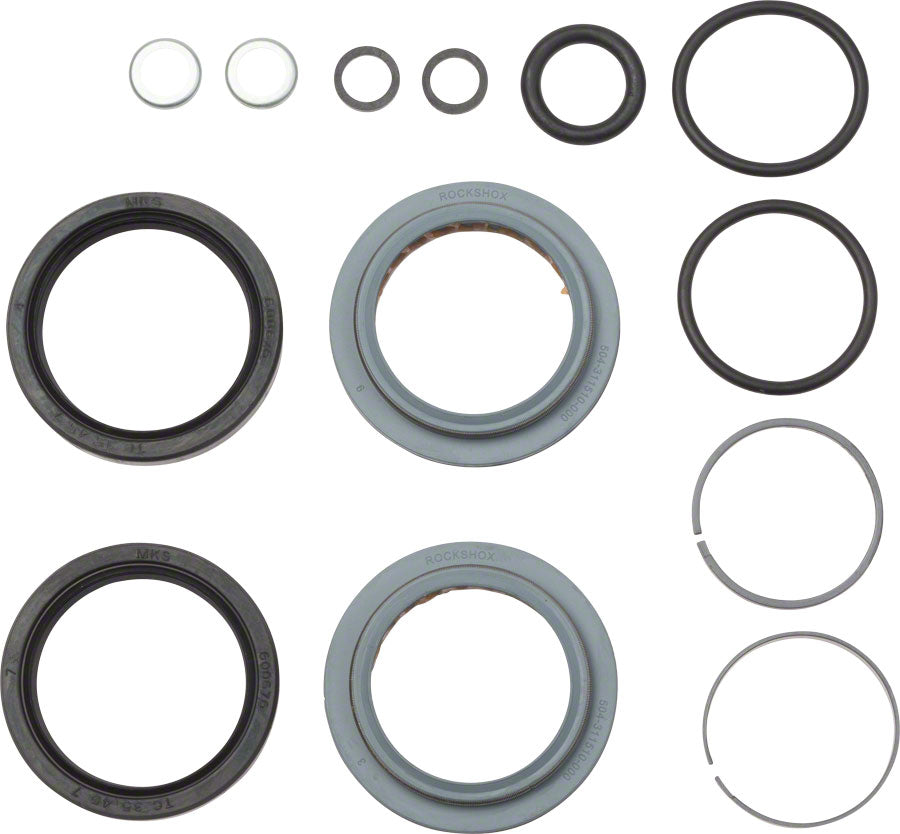 RockShox 12-14 Lyrik Coil Service Kit includes dust seals foam rings o-ring seal