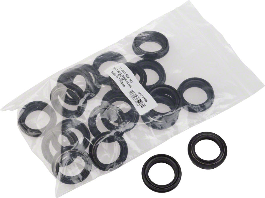 RockShox Dust Seal: Black Flanged 32mm - SID/Reba/Revelation A3, Qty 20 MPN: 11.4018.028.003 UPC: 710845739460 Seal Kit 32mm Seal Kit