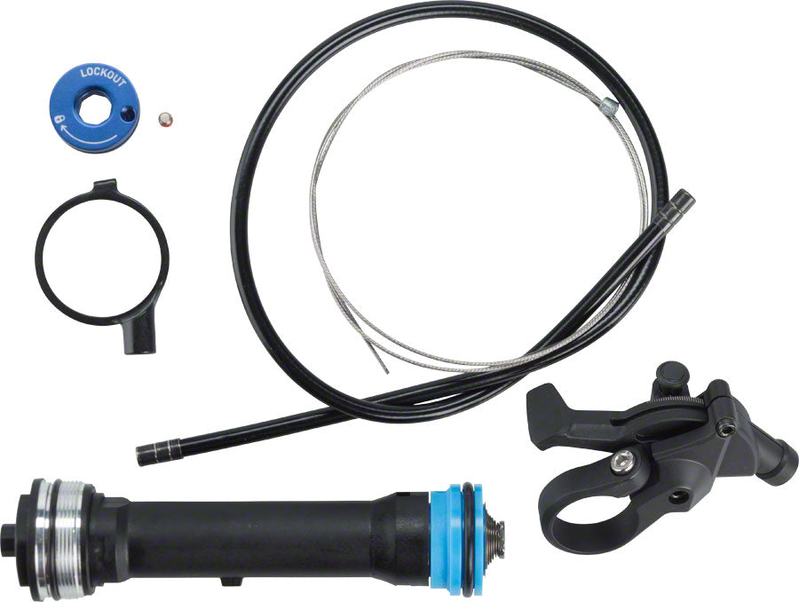 RockShox Remote Upgrade Kit, TurnKey 17mm, Includes Remote Comp. Damper and PopLoc Right, 32mm Sektor Silver/XC32/Recon