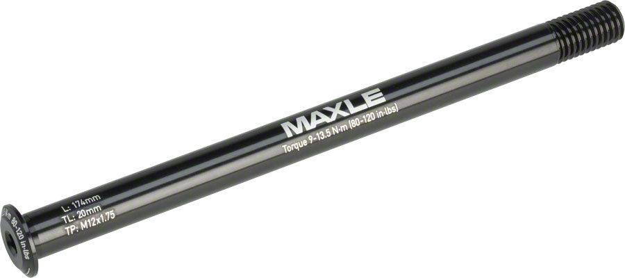 RockShox Maxle Stealth Rear Thru Axle: 12x142, 174mm Length, Standard MPN: 00.4318.005.027 UPC: 710845798528 Thru Axle Maxle Stealth Rear Thru Axle