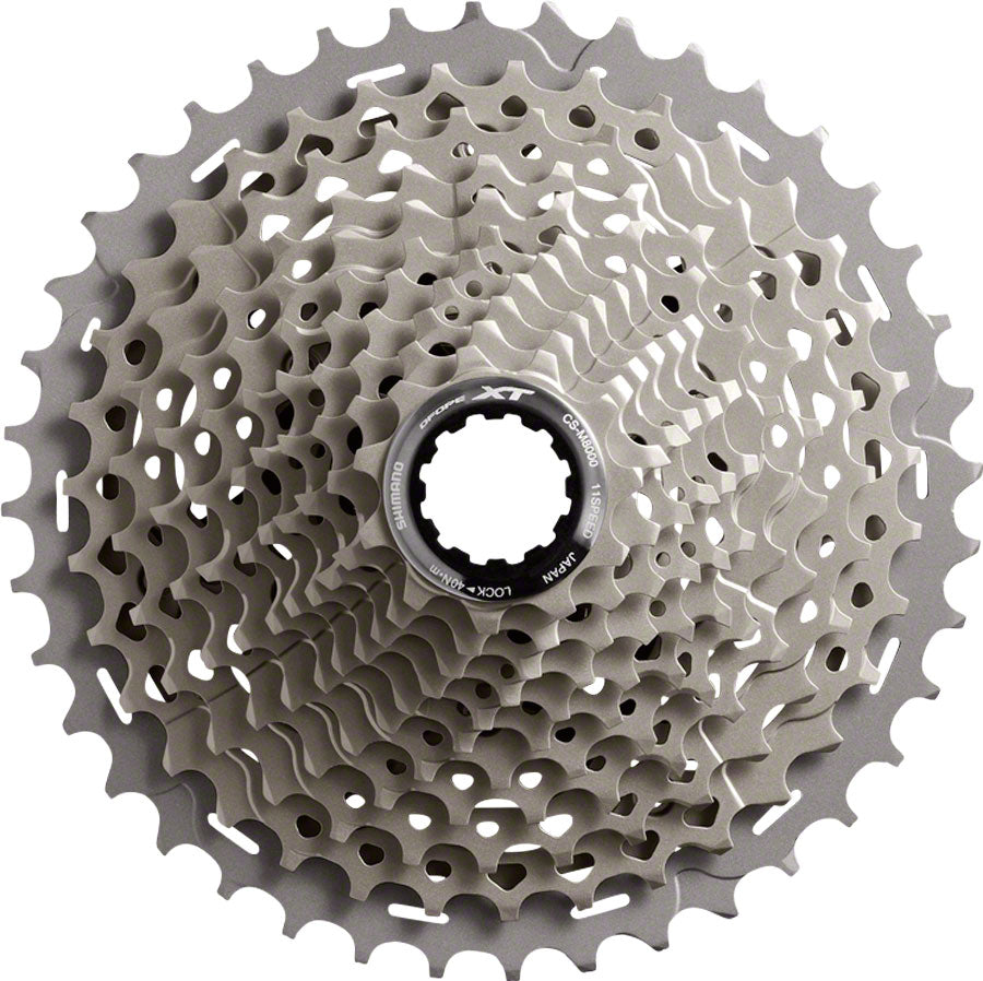 Shimano Deore XT CS-M8000 Cassette - 11 Speed, 11-40t, Gray 