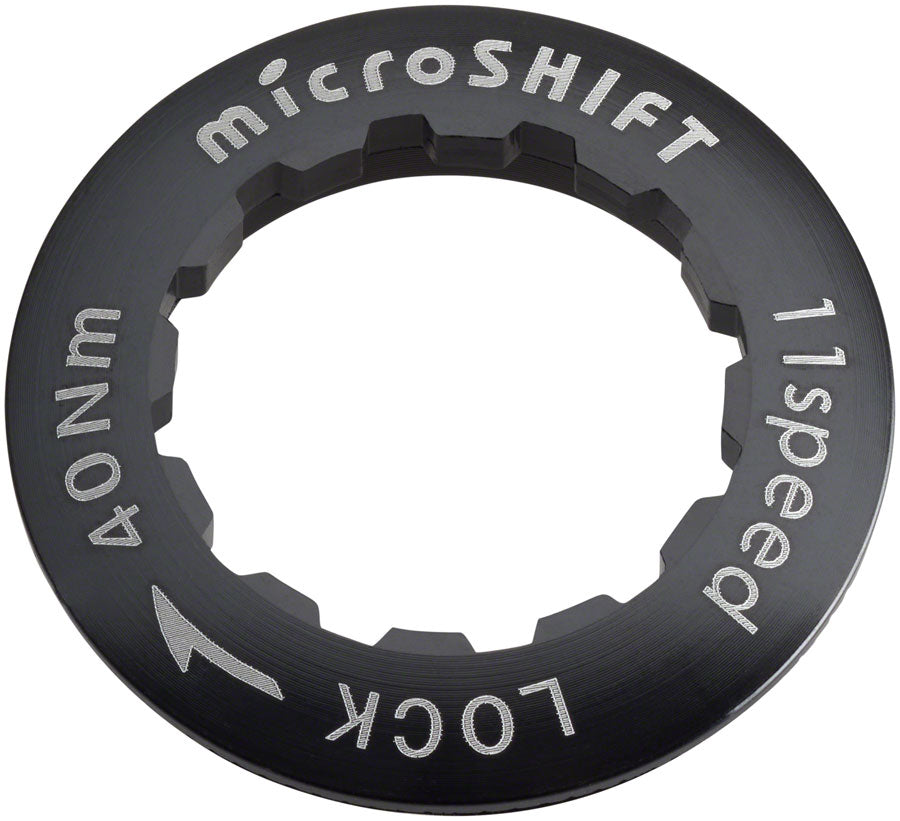 microSHIFT Cassette Lockring - Alloy, Black MPN: Y-CS203 UPC: 657993450864 Cassette Lockring Cassette Lockring