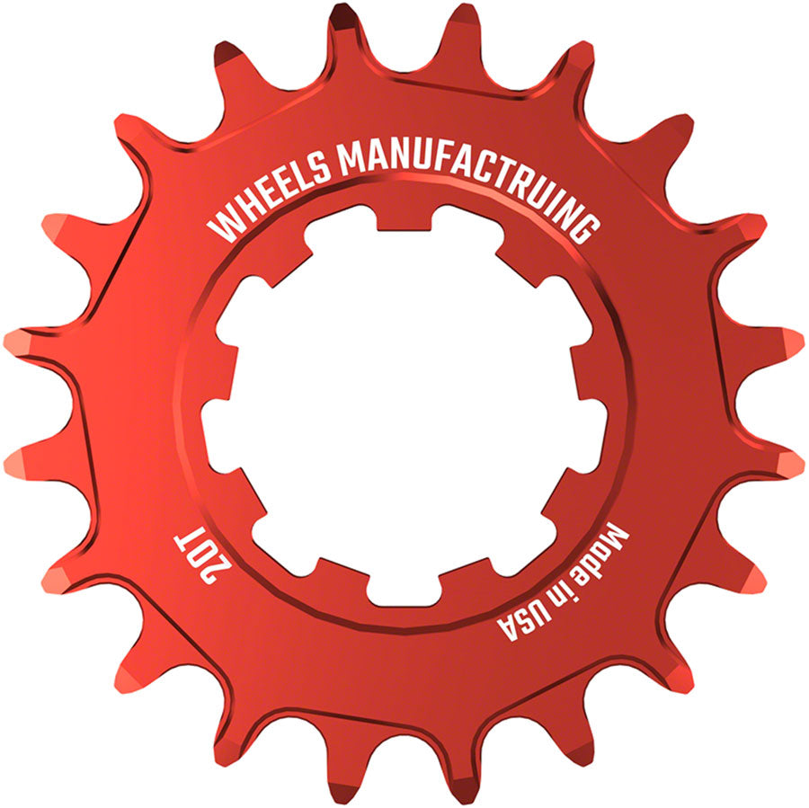 Wheels Manufacturing SOLO-XD Cog - 20t, Red MPN: SOLO-XD-20T-2 UPC: 810124712037 Driver and Single Cog Solo-XD Cog