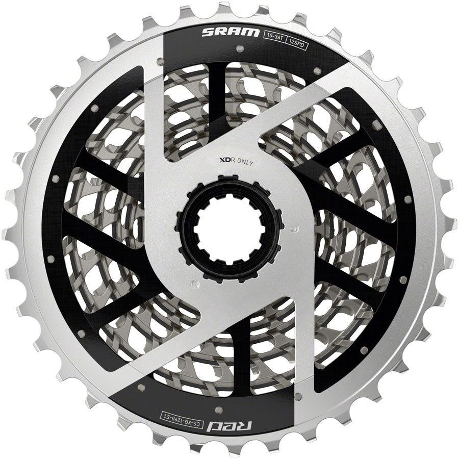 SRAM RED XG-1290 Cassette - 12-Speed, 10-36t, For XDR Driver SRAM RED XG-1290 Cassette - 12-Speed, 10-36t, For XDR Driver