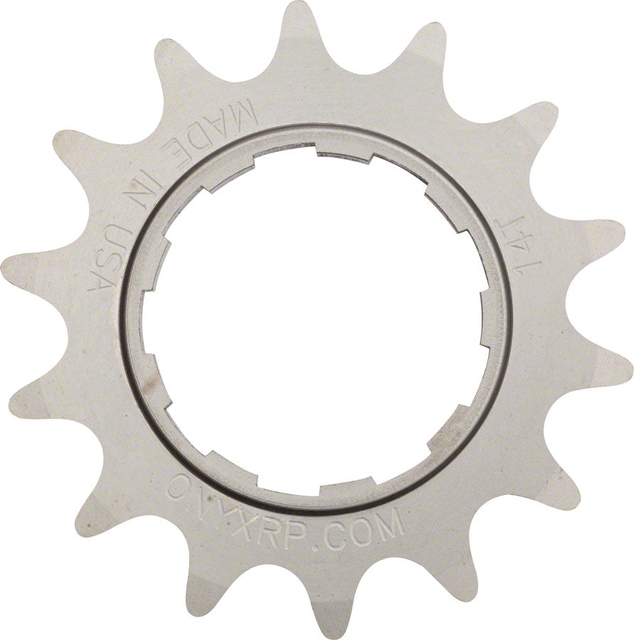 Onyx Stainless Cog: Shimano Compatible, 3/32", 14t MPN: 083103 Driver and Single Cog Stainless Cogs
