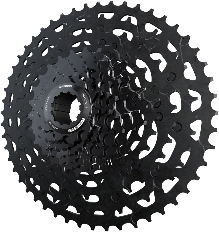 Shimano CUES  CS-LG700-11 Cassette - 11 Speed, 11-50t, LINKGLIDE, Black - Cassettes - CUES CS-LG700 LINKGLIDE Cassette