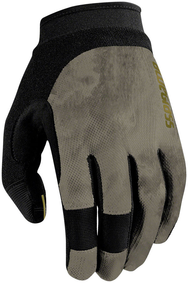 Bluegrass React Gloves - Gray, Full Finger, Large