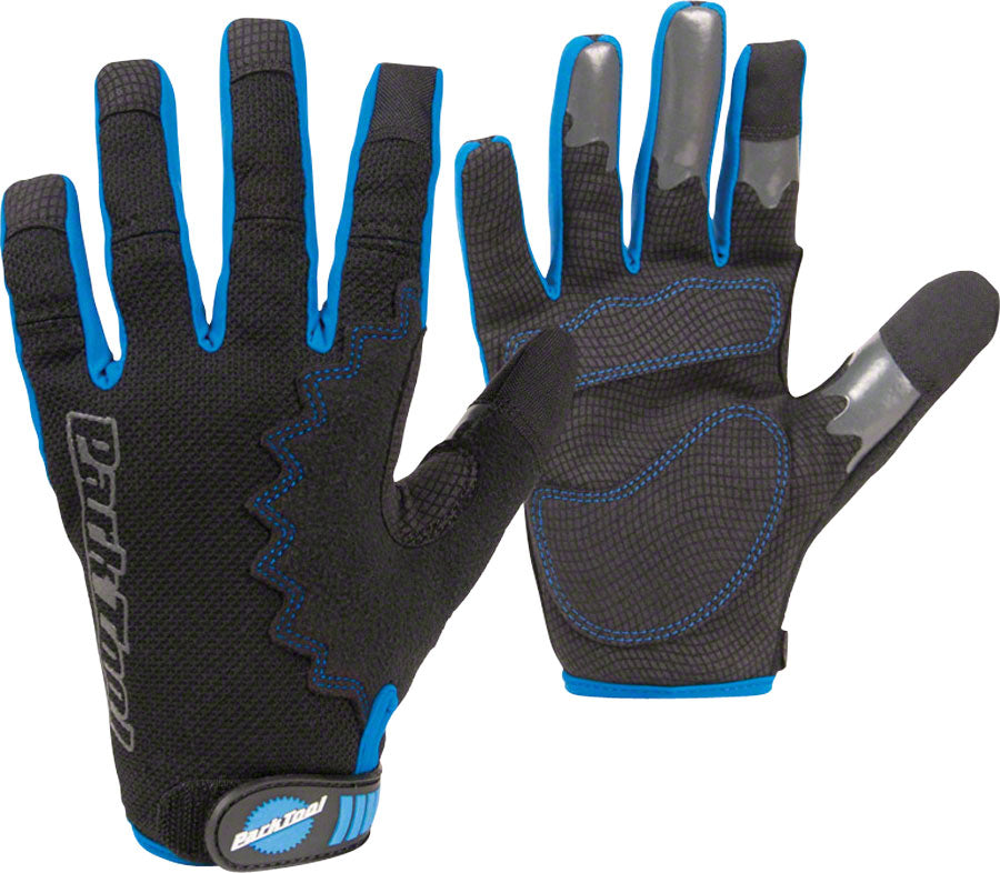 Park Tool GLV-1 Mechanics Gloves - Black/Blue, Full Finger, 2X-Large MPN: GLV-1XX UPC: 763477003645 Miscellaneous Shop Supply GLV-1 Mechanics Gloves