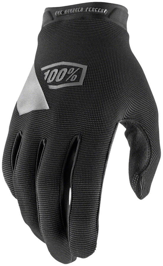 100% Ridecamp Gloves - Black, Full Finger, X-Large