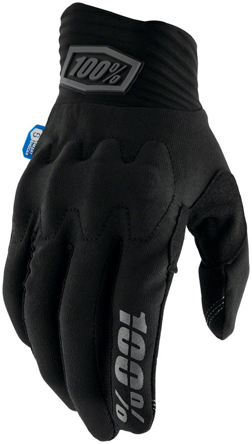 100% Cognito Smart Shock Gloves - Black, Full Finger, Medium