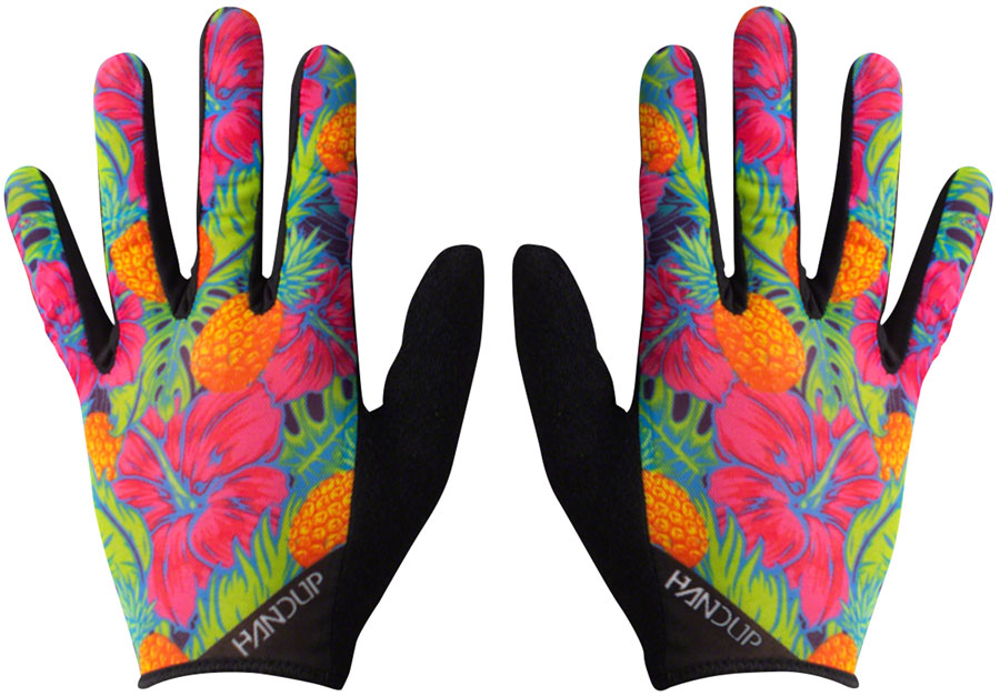 Handup Vented Gloves - Pineapples Carribbean, Full Finger, Large