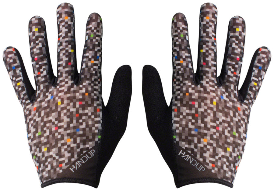 Handup Vented Gloves - Pixelated, Full Finger, Small