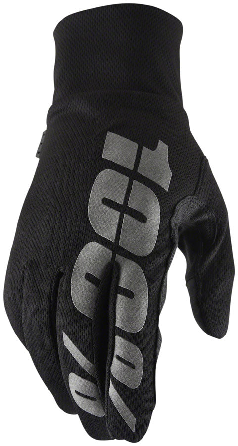 100% Hydromatic Gloves - Black, Full Finger, Men's, Small