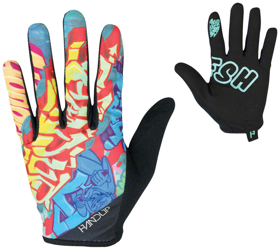 HandUp Most Days Gloves - Senses 3 Graffiti, Full Finger, Large