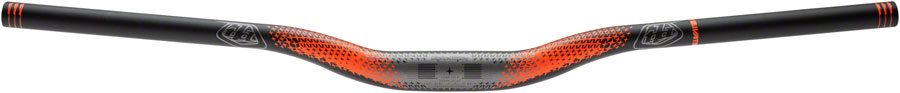 Truvativ Descendant CoLab Troy Lee Designs Riser Bar - 35mm clamp, 760mm width, 25mm rise, Starburst Orange/Black