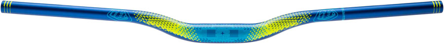 Truvativ Descendant CoLab Troy Lee Designs Riser Bar - 35mm clamp, 760mm width, 25mm rise, Starburst Cyan/Blue
