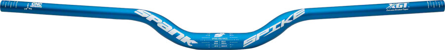 Spank Spike Race Bars 800mm Wide, 50mm Rise, 31.8mm Clamp Matte Blue