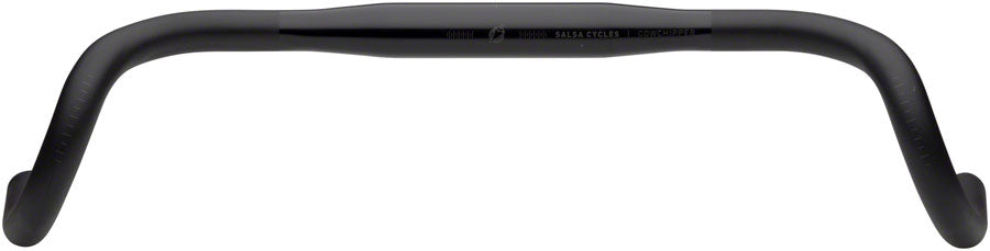 Salsa Cowchipper Deluxe Drop Handlebar - Aluminum, 31.8mm, 44cm, Black