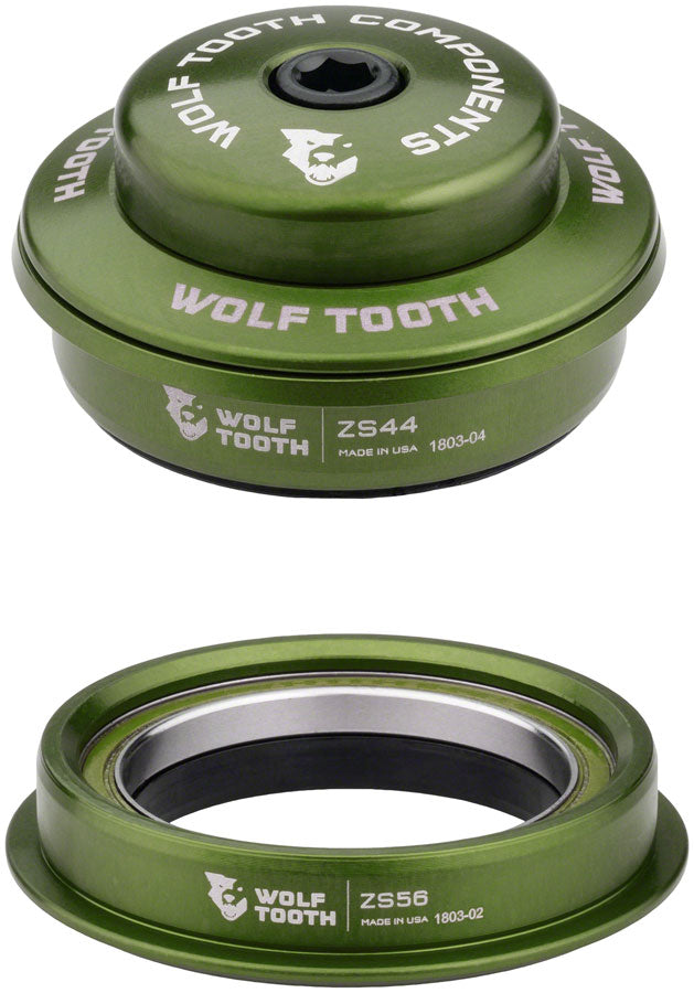 Wolf Tooth Premium Headset - ZS44/ZS56, Olive MPN: ZS44U-ZS56L-OLV UPC: 810006808483 Headsets Premium Headset