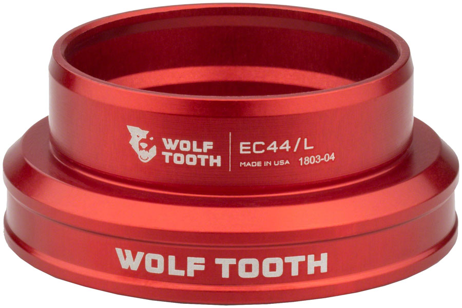 Wolf Tooth Premium Headset - EC44/40 Lower, Red MPN: EC44L-40-RED UPC: 812719027441 Headset Lower Premium EC Lower Headset