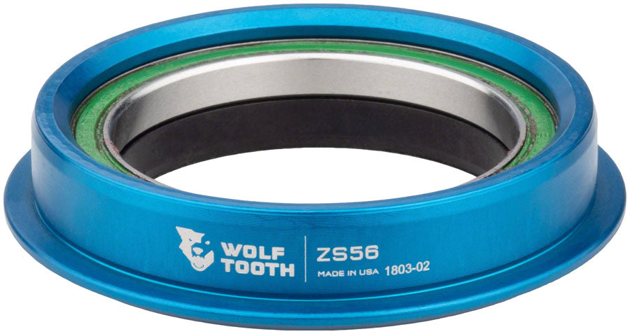 Wolf Tooth Premium Headset - ZS56/40 Lower, Blue MPN: ZS56L-40-BLU UPC: 812719027939 Headset Lower Premium ZS Lower Headset