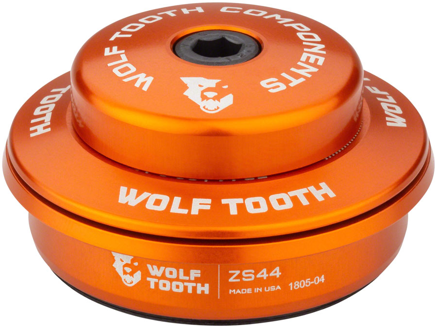 Wolf Tooth Performance Headset - ZS44/28.6 Upper, 6mm Stack, Orange MPN: ZS44U-5MM-ORG-B UPC: 810006803501 Headset Upper Performance ZS Upper Headset