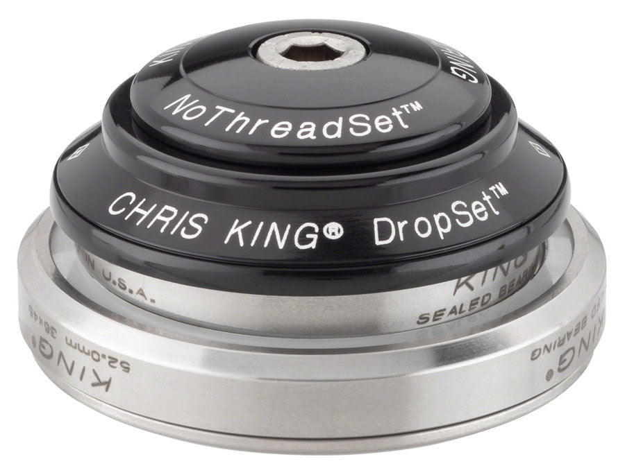 Chris King DropSet 3 Headset - 1-1/8 - 1.5", 41/52mm, 36 Deg, Black - Headsets - DropSet 3 Headset