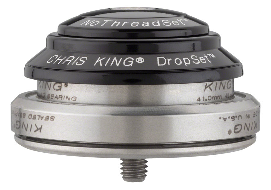Chris King DropSet 3 Headset - 1-1/8 - 1.5", 41/52mm, 36 Deg, Black MPN: CBB1 UPC: 841529091564 Headsets DropSet 3 Headset