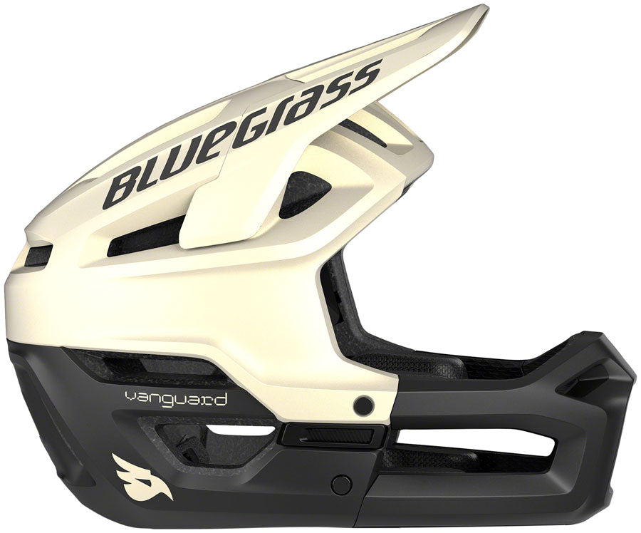 Bluegrass Vanguard Core MIPS Helmet - Black/White, Small - Helmets - Vanguard Core Full-Face Helmet