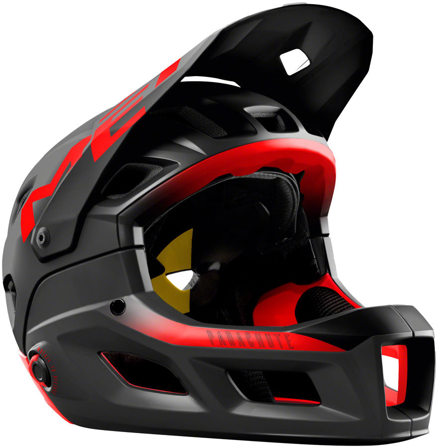 MET Parachute MCR MIPS Helmet - Black Red, Large