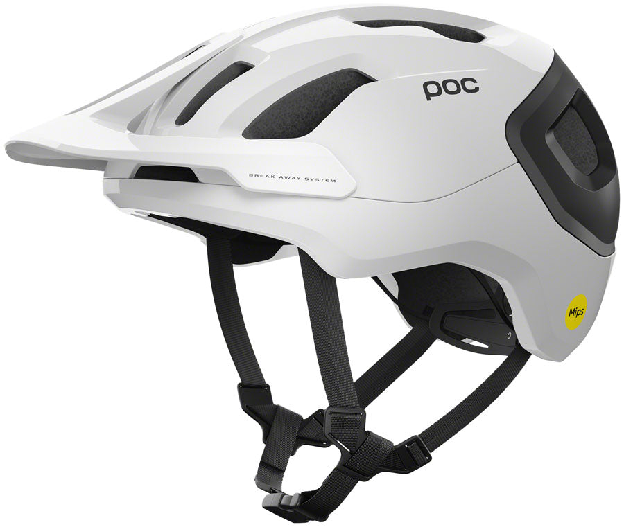 POC Axion Race MIPS Helmet - White/Black Matte, X-Small