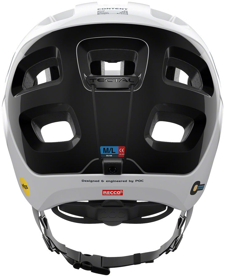 POC Tectal Race MIPS Helmet - White/Black, Medium - Helmets - Tectal Race MIPS Helmet