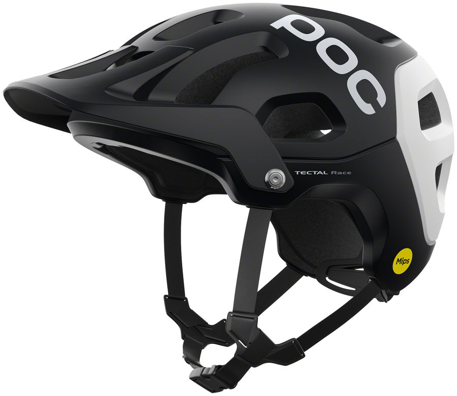 POC Tectal Race MIPS Helmet - Black/White, Small