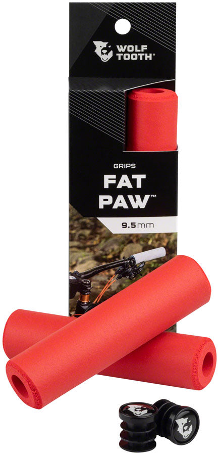 Wolf Tooth Fat Paw Grips - Red MPN: FATPAWGRIP-RED UPC: 812719025935 Grip Fat Paw Grips