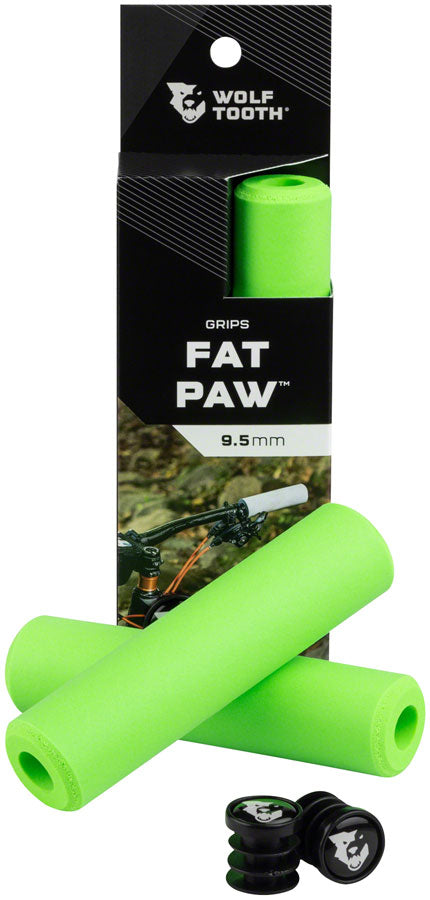 Wolf Tooth Fat Paw Grips - Green MPN: FATPAWGRIP-GRN UPC: 812719026963 Grip Fat Paw Grips