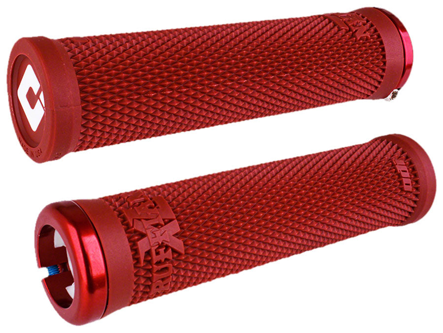 ODI Ruffian XL v2.1 Lock-On Grips - Red MPN: D33XRDR-R UPC: 711484194917 Grip Ruffian XL v2.1 Grips