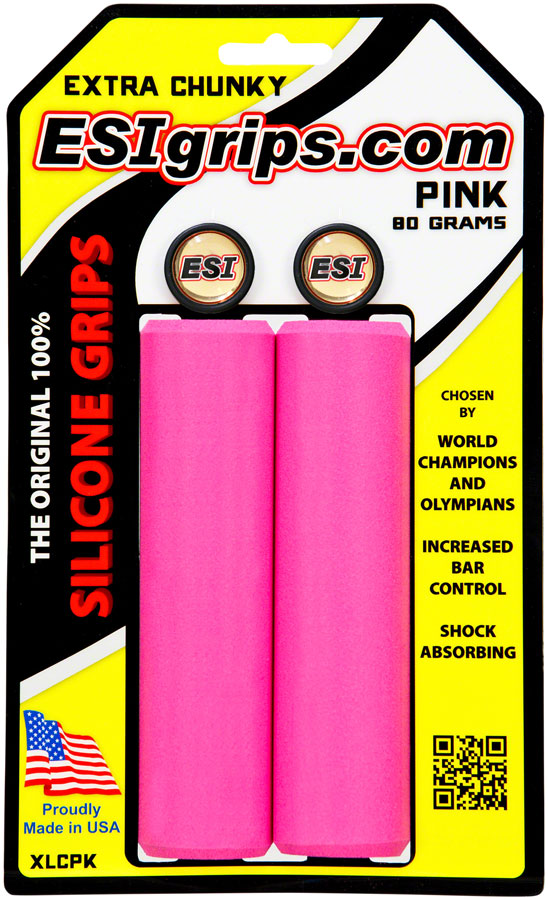 ESI Extra Chunky Grips - Pink MPN: XLCPK UPC: 181517000704 Grip Extra Chunky Grips