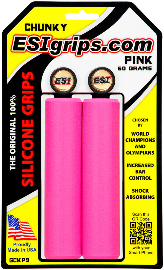 ESI Chunky Grips - Pink MPN: GCKP9 UPC: 181517000339 Grip Chunky Grips