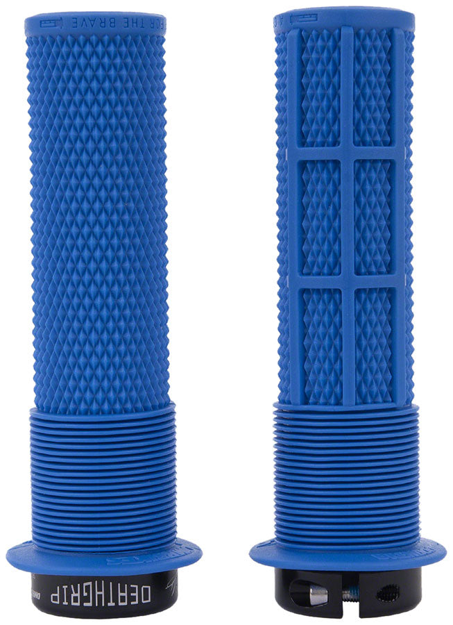 DMR DeathGrip Flanged Grips - Thin, Lock-On, Royal Blue MPN: DMR-G-BREN-THIN-NB Grip DeathGrip Flanged Grips