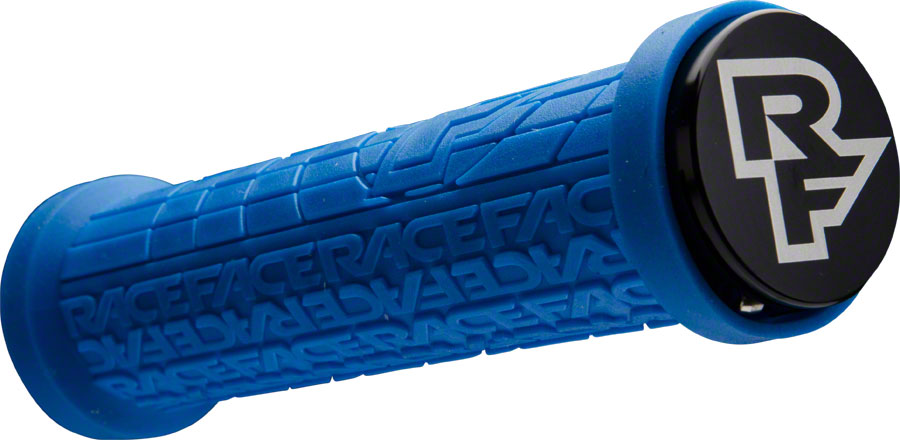 RaceFace Grippler Grips - Blue, Lock-On, 33mm - Grip - Grippler