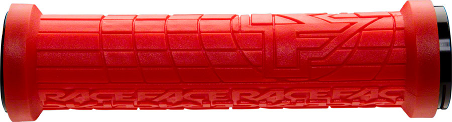 RaceFace Grippler Grips - Red, Lock-On, 30mm MPN: AC990082 UPC: 821973317434 Grip Grippler