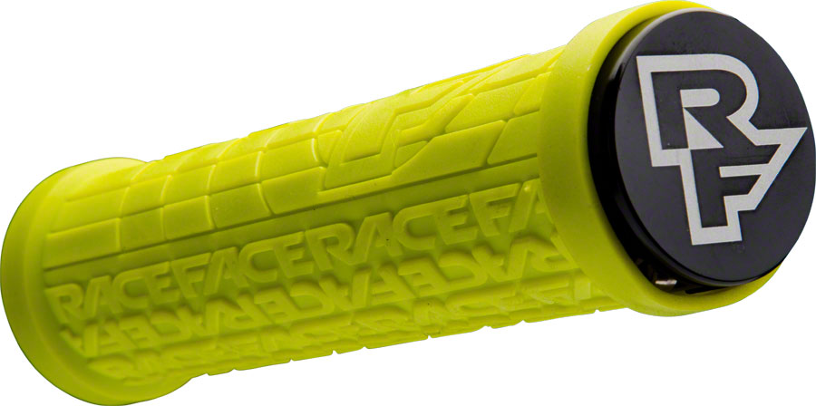 RaceFace Grippler Grips - Yellow, Lock-On, 30mm - Grip - Grippler