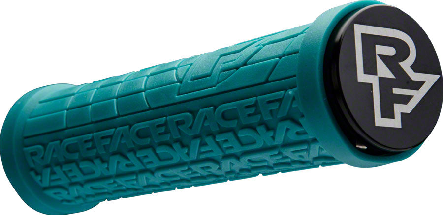 RaceFace Grippler Grips - Turquoise, Lock-On, 33mm - Grip - Grippler