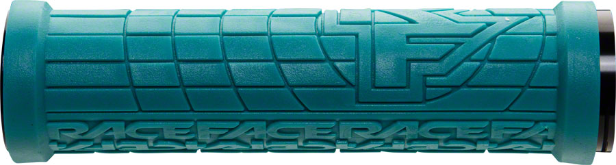 RaceFace Grippler Grips - Turquoise, Lock-On, 33mm MPN: AC990098 UPC: 821973317595 Grip Grippler