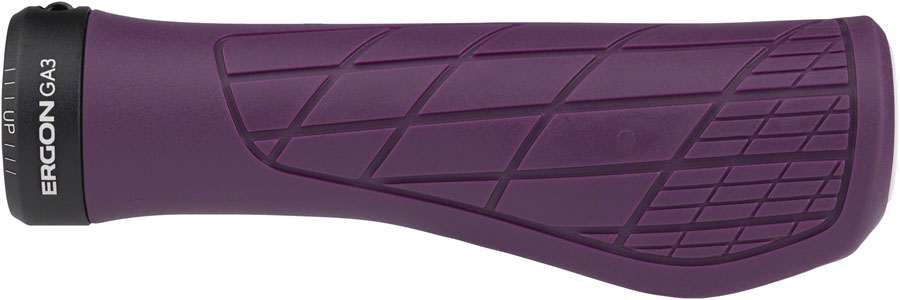 Ergon GA3 Grips - Purple Reign, Lock-On, Small - Grip - GA3 Grips