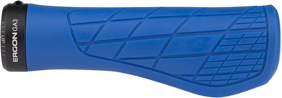 Ergon GA3 Grips Midsummer Blue Lock On Large Grip Color Midsummer Worldwide Cyclery
