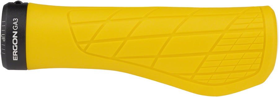 Ergon GA3 Grips - Yellow Mellow, Lock-On, Large - Grip - GA3 Grips