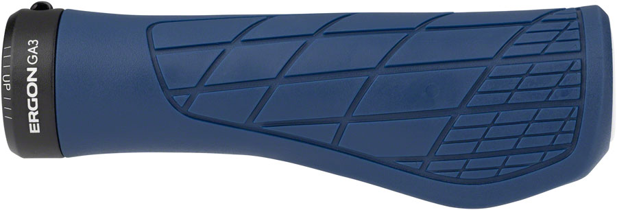 Ergon GA3 Grips - Nightride Blue, Lock-On, Large - Grip - GA3 Grips