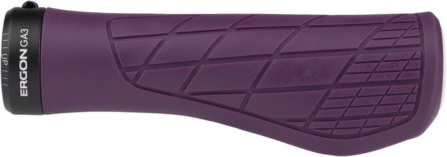 Ergon GA3 Grips - Purple Reign, Lock-On, Large - Grip - GA3 Grips